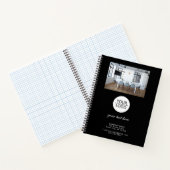 Carnet Ajouter votre logo Texte personnalisé Photo promot (Intérieur)