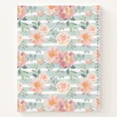 Carnet Ajouter votre monogramme | Alicia Rose Motif de ba (Dos)