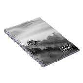 Carnet Ajouter votre monogramme | Gros arbre dans la forê (Côté Droit)