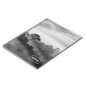 Carnet Ajouter votre monogramme | Gros arbre dans la forê (Côté gauche)