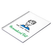 Carnet Ajouter votre photo | Personnaliser le texte | Fai (Côté gauche)