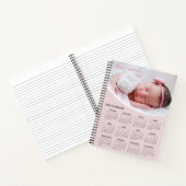 Carnet Ajouter votre propre bébé photo 2024 Calendrier | (Intérieur)