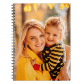 Carnet Ajouter votre propre photo (Devant)