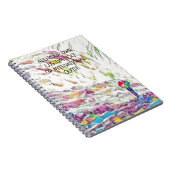 Carnet Ajouter votre propre texte personnalisé ou devis m (Côté Droit)