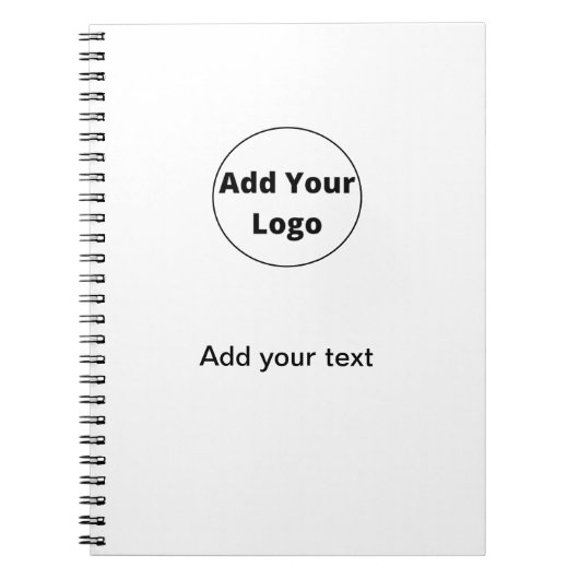 Carnet ajouter votre texte simple minimum personnalisé aj (Devant)