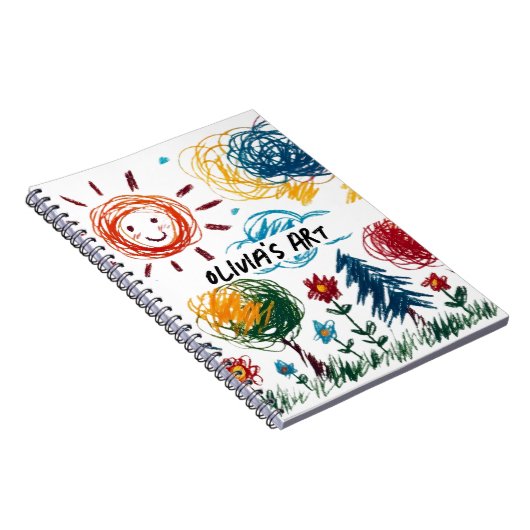 Carnet Ajoutez le travail artistique de vos enfants à cec (Côté Droit)