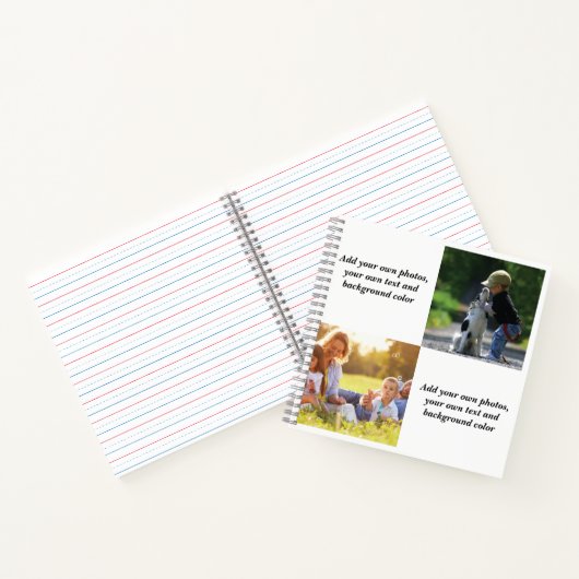 Carnet Ajoutez vos propres photos, texte et jetez pi par  (Intérieur)