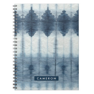 Carnet Ajoutez votre copie nommée de   Shibori Indigio