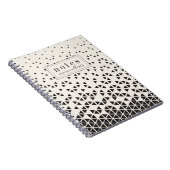 Carnet Ajoutez votre dessin géométrique | abstrait nommé (Côté Droit)