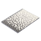 Carnet Ajoutez votre dessin géométrique | abstrait nommé (Côté gauche)