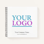 Carnet Ajoutez Votre Logo, Nom Et Site Promotionnels Vs2 (Devant)