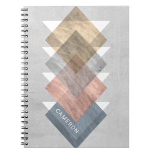 Carnet Ajoutez votre nom   Alignement de diamant I