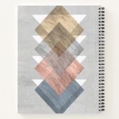 Carnet Ajoutez votre nom | Alignement de diamant I (Dos)