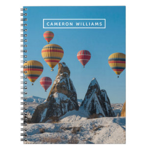 Carnet Ajoutez votre nom   Ballon à air chaud en Cappadoc