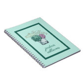 Carnet Ajoutez votre nom | Collection Plante Happiness | (Côté Droit)