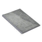 Carnet Ajoutez votre nom | Croquis de Chicago City Map (Côté Droit)