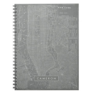 Carnet Ajoutez votre nom   Croquis de New York City Map
