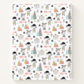 Carnet Ajoutez votre nom | Cute Woodland Animaux & Indian (Dos)