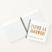 Carnet Ajoutez votre nom | Devis d'alimentation II (Intérieur)