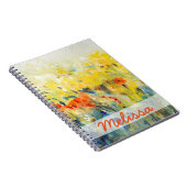 Carnet Ajoutez votre nom | Fleurs Sway II (Côté Droit)