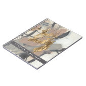 Carnet Ajoutez votre nom | Golden Blush (Côté gauche)