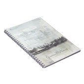 Carnet Ajoutez votre nom | Horizon Ciel - Couleurs neutre (Côté Droit)