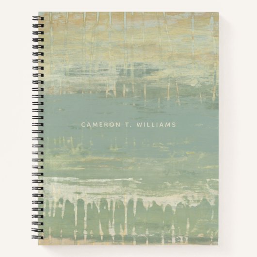 Carnet Ajoutez votre nom | Horizon muet (Devant)