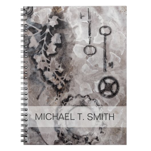 Carnet Ajoutez votre nom | Juxtaposition II (Devant)