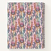 Carnet Ajoutez votre nom | Llamas sur Motif (Dos)