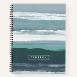 Carnet Ajoutez votre nom   Mer Turquoise