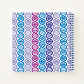 Carnet Ajoutez votre nom | MOTIF ADN (Dos)