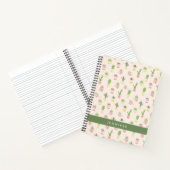 Carnet Ajoutez votre nom | Motif Cactus mignon (Intérieur)