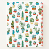 Carnet Ajoutez votre nom | Motif Succulent (Dos)