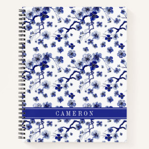 Carnet Ajoutez votre nom   Oriental Motif de la branche S