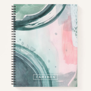 Carnet Ajoutez votre nom Pastel Scribe - Aquarelle