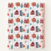Carnet Ajoutez votre nom | Scandinavian House Folk Art (Dos)