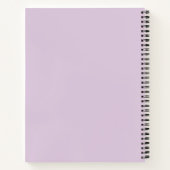 Carnet Ajoutez votre nom | Simple Pastel Purple (Dos)
