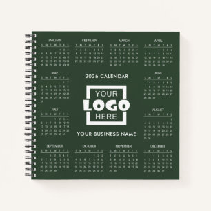 Carnet Ajoutez votre propre logo d'entreprise Calendrier