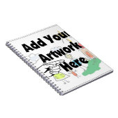 Carnet Ajoutez votre propre oeuvre d'art ou l'oeuvre d'en (Côté Droit)