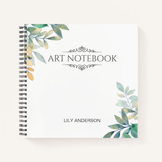 Carnet Ajoutez votre propre sujet et nom avec le calendri (Devant)