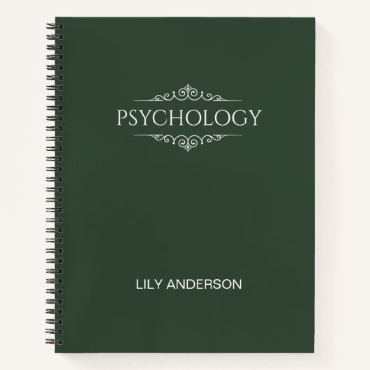 Carnet Ajoutez votre propre sujet et nom avec le calendri (Devant)