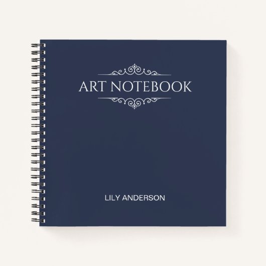 Carnet Ajoutez votre propre sujet et nom avec le calendri (Devant)