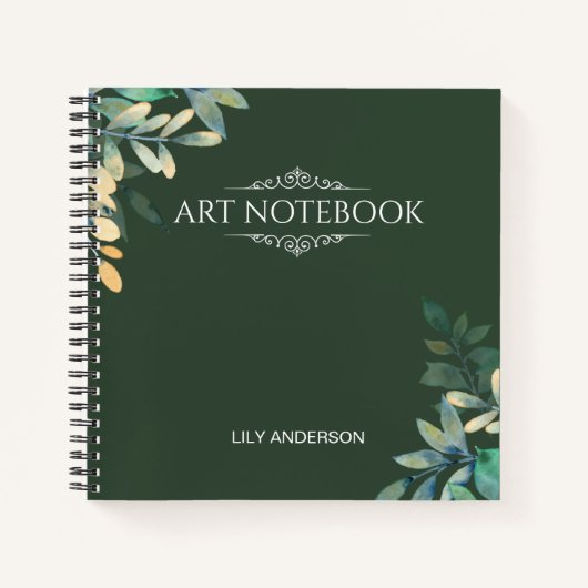 Carnet Ajoutez votre propre sujet et nom avec le calendri (Devant)