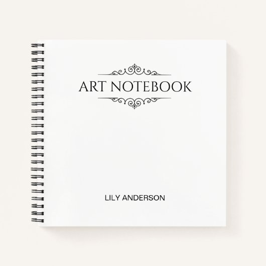 Carnet Ajoutez votre propre sujet et nom avec le calendri (Devant)