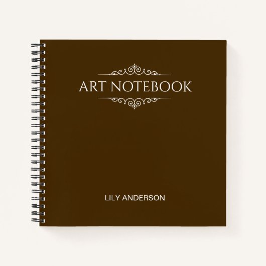 Carnet Ajoutez votre propre sujet et nom avec le calendri (Devant)