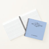 Carnet Ajoutez votre propre sujet et nom avec le calendri (Intérieur)