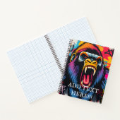 Carnet AJOUTEZ VOTRE PROPRE TEXTE Gorille (Intérieur)
