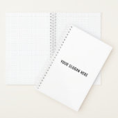 Carnet Ajoutez votre slogan ou votre citation à Personnal (À l'intérieur)