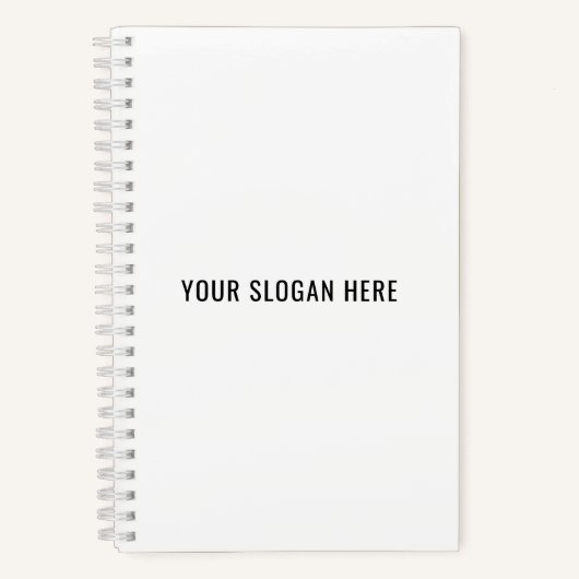 Carnet Ajoutez votre slogan ou votre citation à Personnal (Recto)