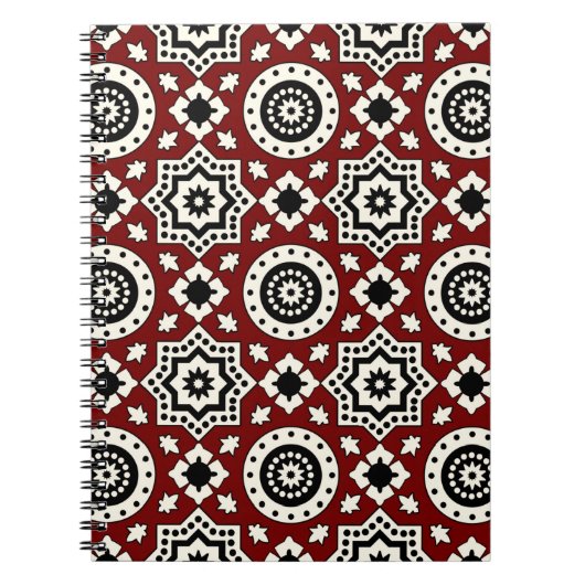 Carnet Ajrak Tribal Pattern (Devant)